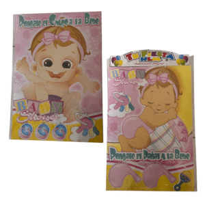 Juego Didactico Baby Shower Niña