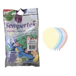 Globo Latex Pastel Mate Surtido R-5 x 50 Und