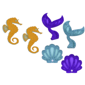 Figura En Fomi De Sirena x 6 Und