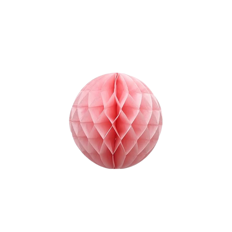 Decoración Bola De Papel Rosa 10 cm